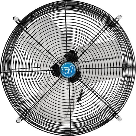 Cd Continental Dynamics 18in Direct Drive Exhaust Fan, 1 Speed, 5250 CFM, 1/8 HP 246508